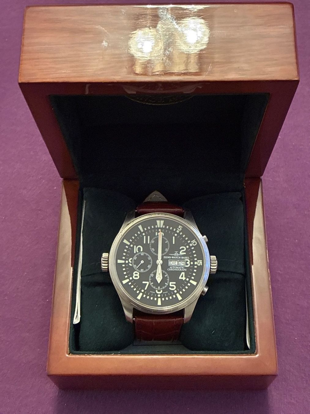 Zeno Uhren: Zeno-Watch Basel Ref. 6239 Automatic Chrono Valjoux 7750 – Gebraucht aus Wil SG von pacinlu 1