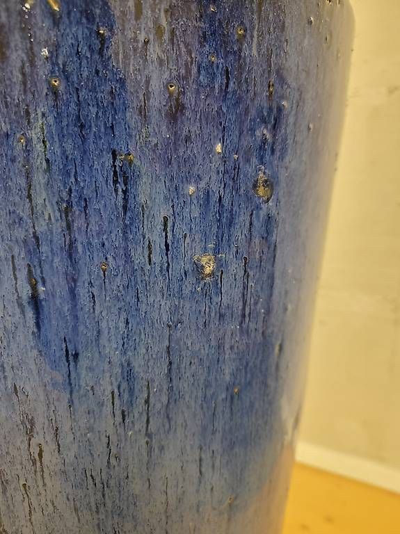 Vasi per fiori: 2x grosse blaue Keramik Bodenvase – Usato da Münchenbuchsee venduto da LuupBrocki 2