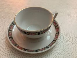 Tazzina da caffè in porcellana fiorata