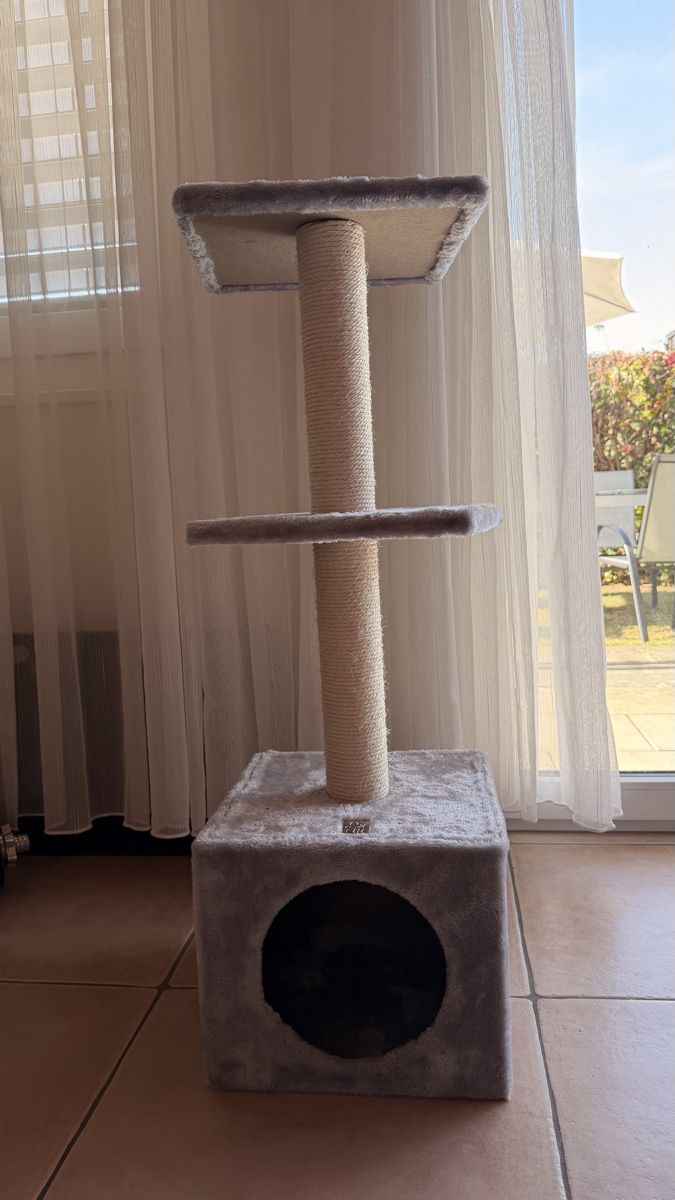 Katzenbaum - Kratzbaum: Katzenkratzbaum grau – Gebraucht aus Bronschhofen von Thi_23ch 1