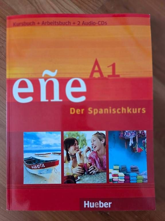 Livres: Hueber eñe A1  Spanischkurs mit Arbeitsbuch & Audio-CDs – D'occasion à Buchs ZH par niciibrownie