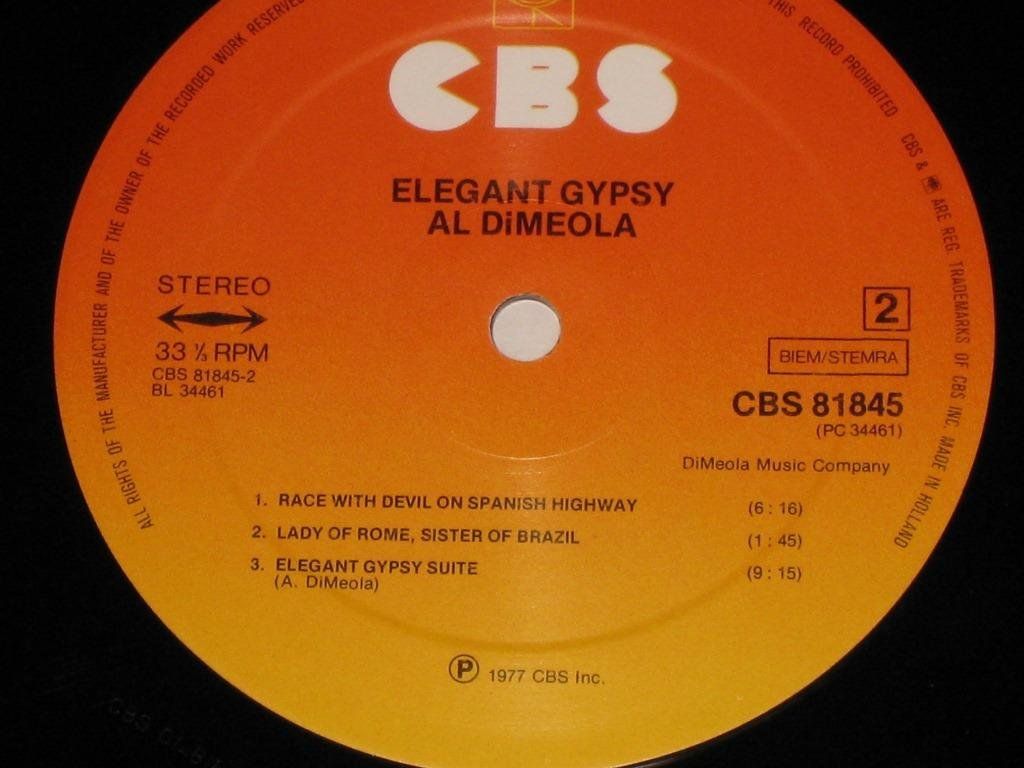 Dischi in vinile: LP - AL DI MEOLA - ELEGANT GYPSY – Usato da Steckborn venduto da Quo7 2