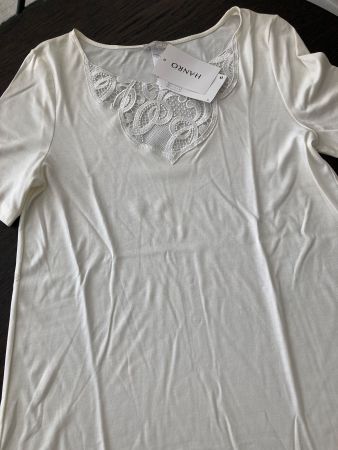 HANRO NACHTHEMD, GR. XS, 34/36, BAUMWOLLE, NEU, EIN TRAUM!