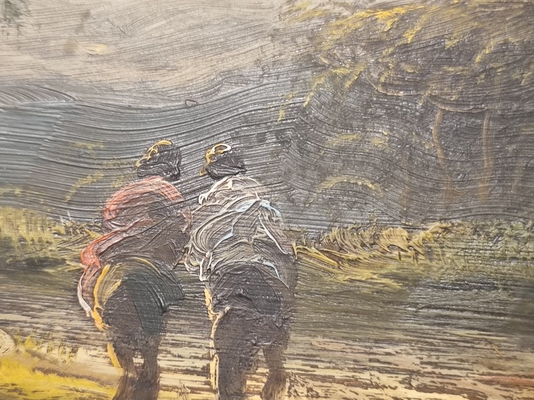 Dipinti: Ölgemälde Landschaft signiert Erik – Usato da Schaffhausen venduto da Leveron13 7