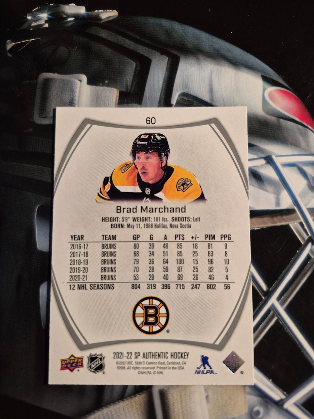 NHL Carte collezionabili: NHL Brad Marchand Boston Bruins – Usato da Treiten venduto da Sauber73 1