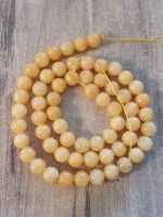 1 Strang Natürliche Gelbe Persische Jade Perlen 6 mm