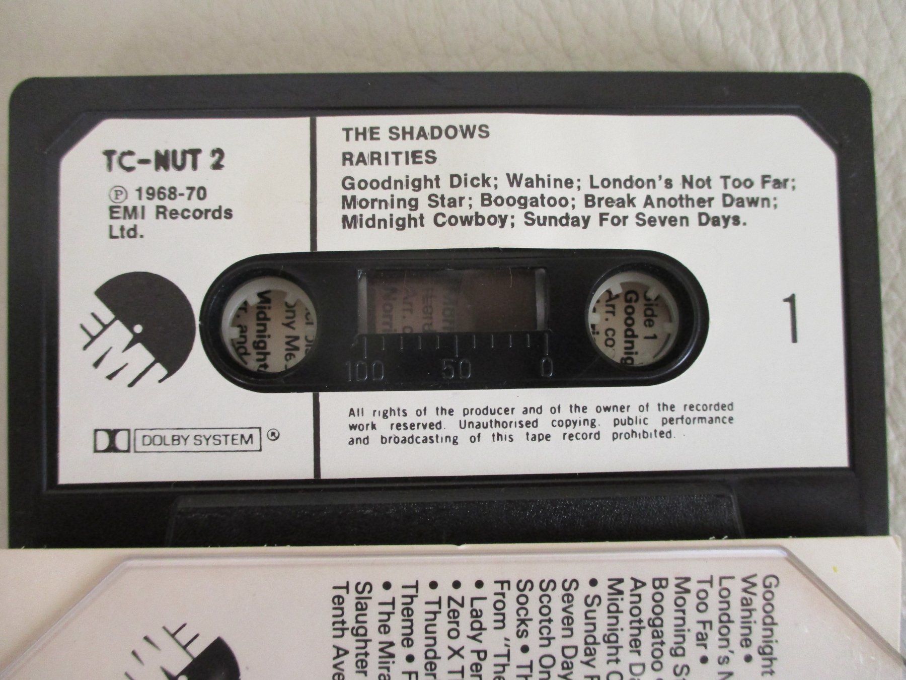 Musicassette: The Shadows – Rarities – Usato da Liestal venduto da Disc-Point 2