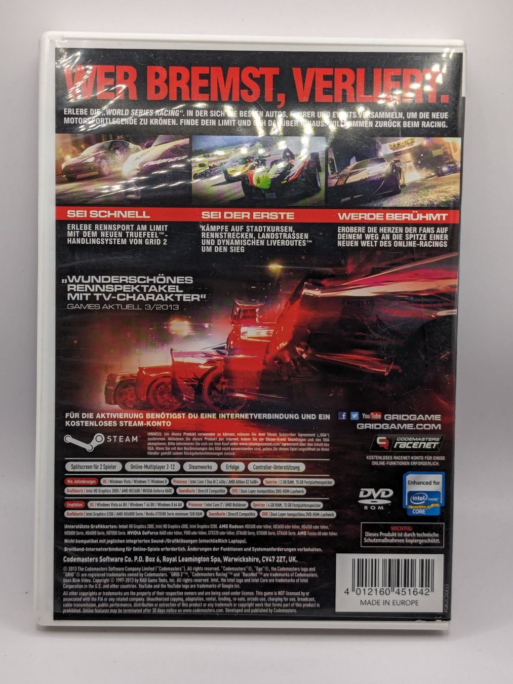 Giochi: GRID 2 - PC Game – Usato da Hünenberg See venduto da SpecialEditionGaming 1
