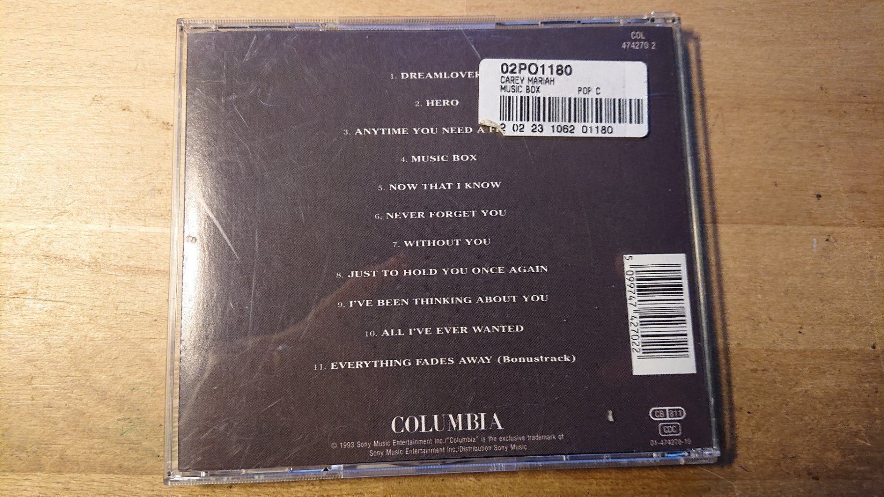 CD: CD Mariah Carey Music Box – Usato da Gelterkinden venduto da martinom 2