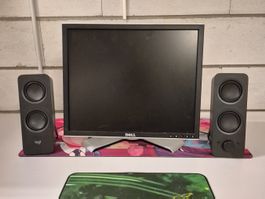 Monitor Dell 1907FP orientable 19" +  HP Logitech Z207