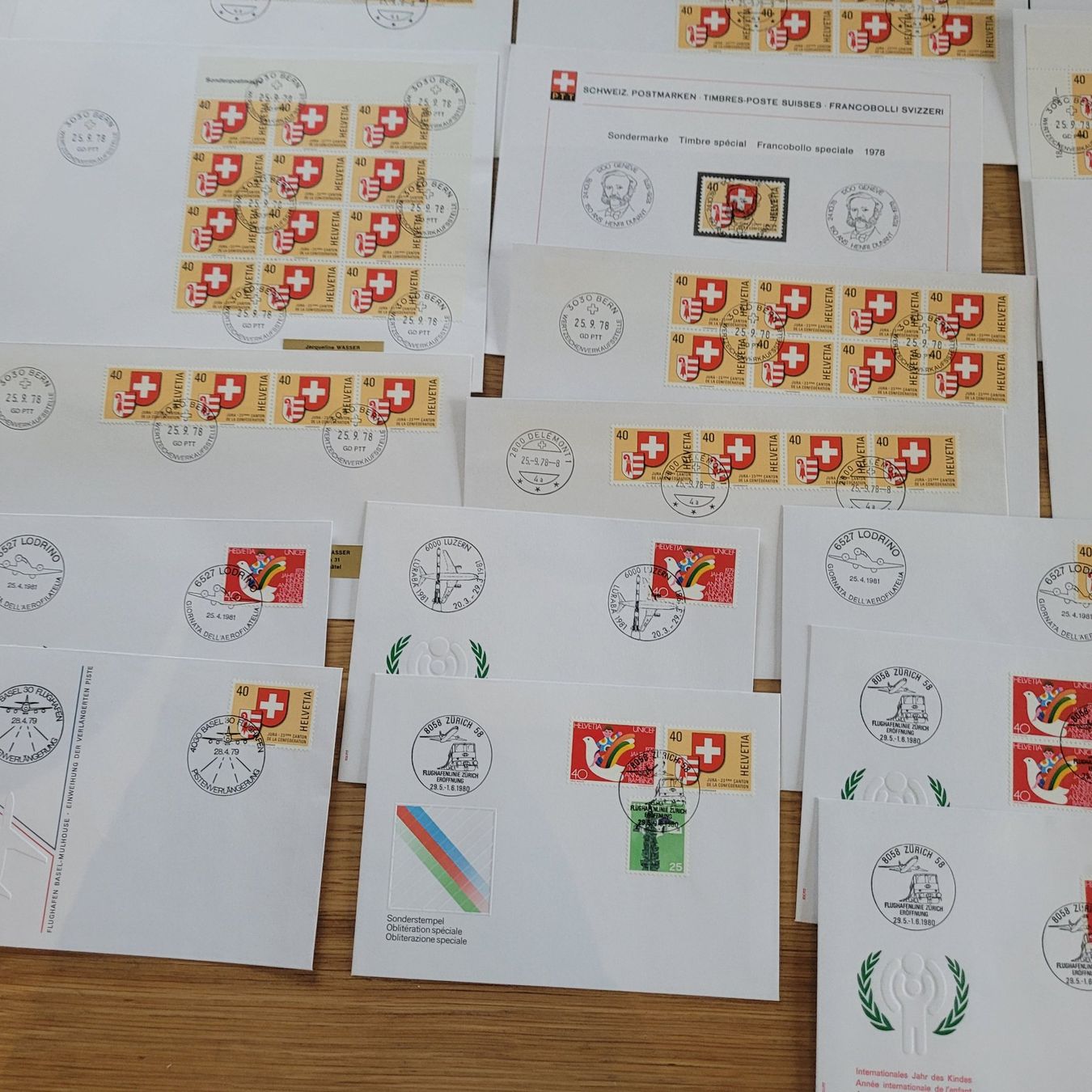 Alle Briefmarken: Lot de documents Jura – Gebraucht aus Biel/Bienne von Destockweb 4
