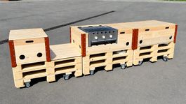 Paletten Outdoor Küche