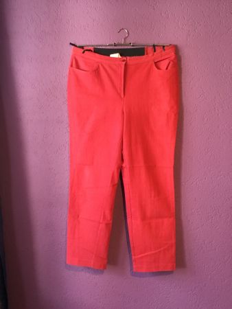 Rote Damen Jeans Gr. 44