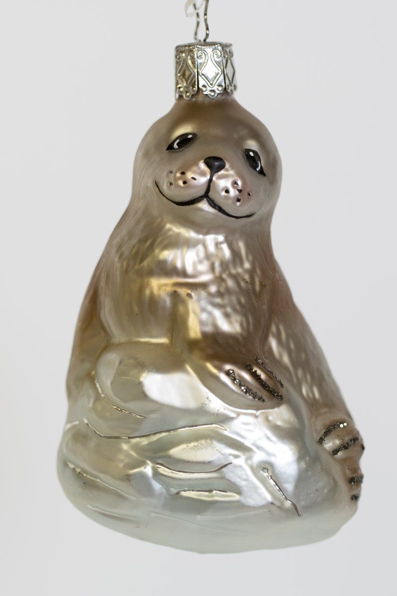 Toutes les décorations: Weihnachtskugel - Glasornament "Robbe - Seehund" – Neuf avec emballage d'origine à Dottikon par Network01 1
