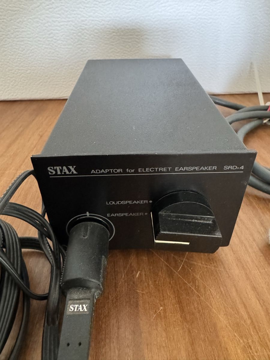 Stax Cuffie: Stax SRD-4 Adapter + Electret Ear Kopfhörer SR-40 – Usato da Zürich venduto da Nobs1 6