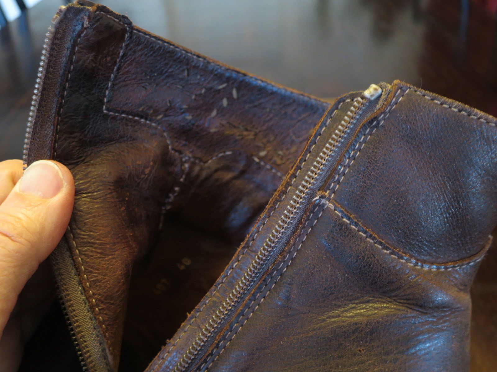 Neosens Scarpe da donna: Braune Leder Stiefeletten mit Absatz, Grösse 40 – Usato da Beromünster venduto da Balibon 6