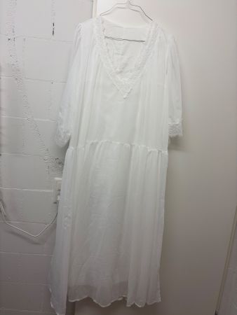 Bohokleid onesize ungetragen, weiss