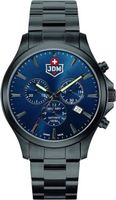 JDM Militär Chronograph Saphir Stainless Steel Herrenuhr