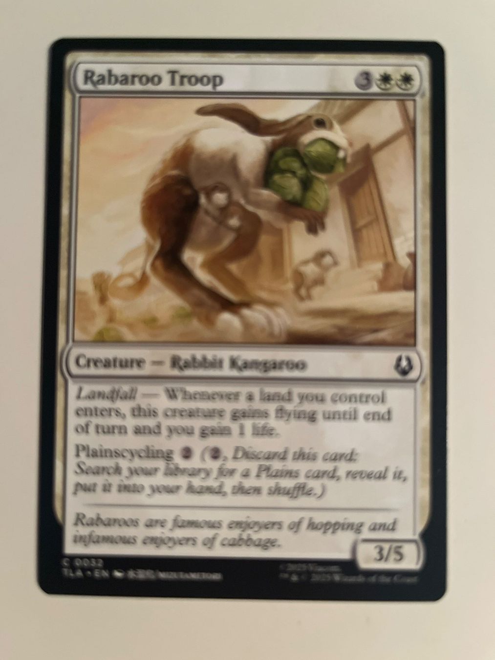 Magic The Gathering Sammelbilder & Trading cards: 1 x Rabaroo Troop - Magic: The Gathering - MtG – Gebraucht aus Kriens von Shadi1980
