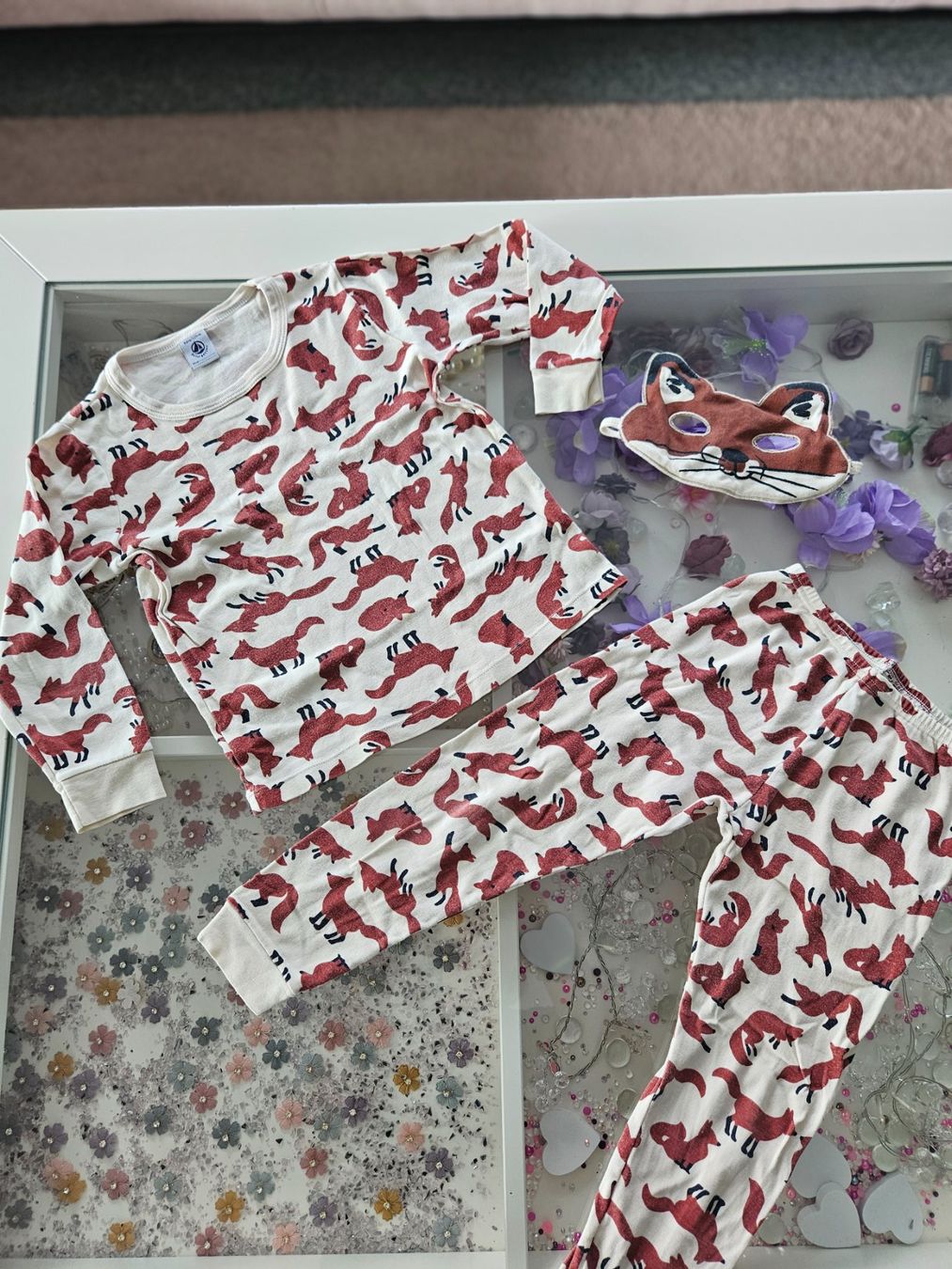 Petit Bateau Pyjamas & Ähnliches: Petit Bateau Fuchs Pyjama mit Maske – Gebraucht aus Unterägeri von Sleepbear
