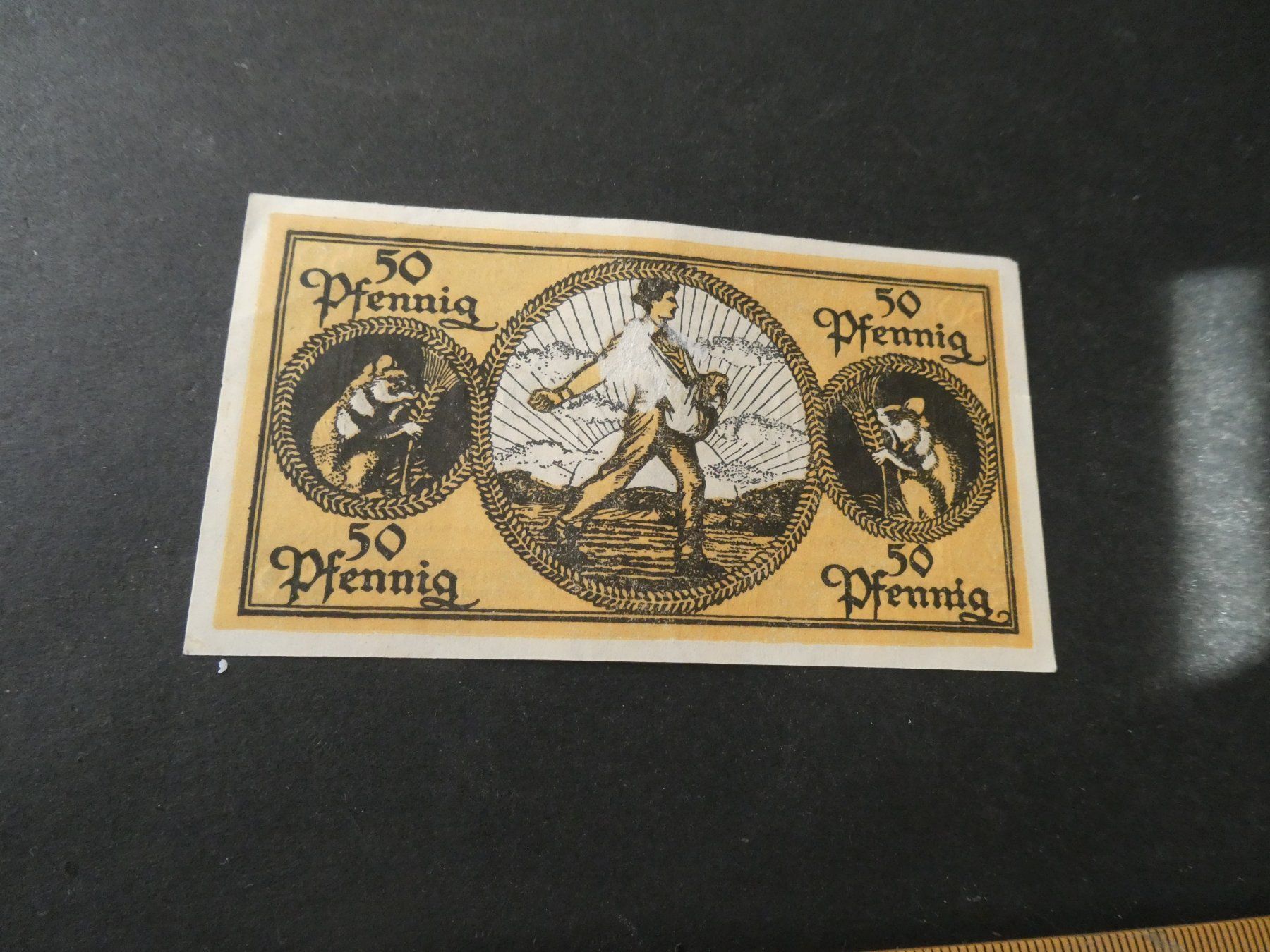 Banknoten: Dt. Reich,  Erbach - Notgeldschein – Gebraucht aus Hinterforst von Rohusri 1