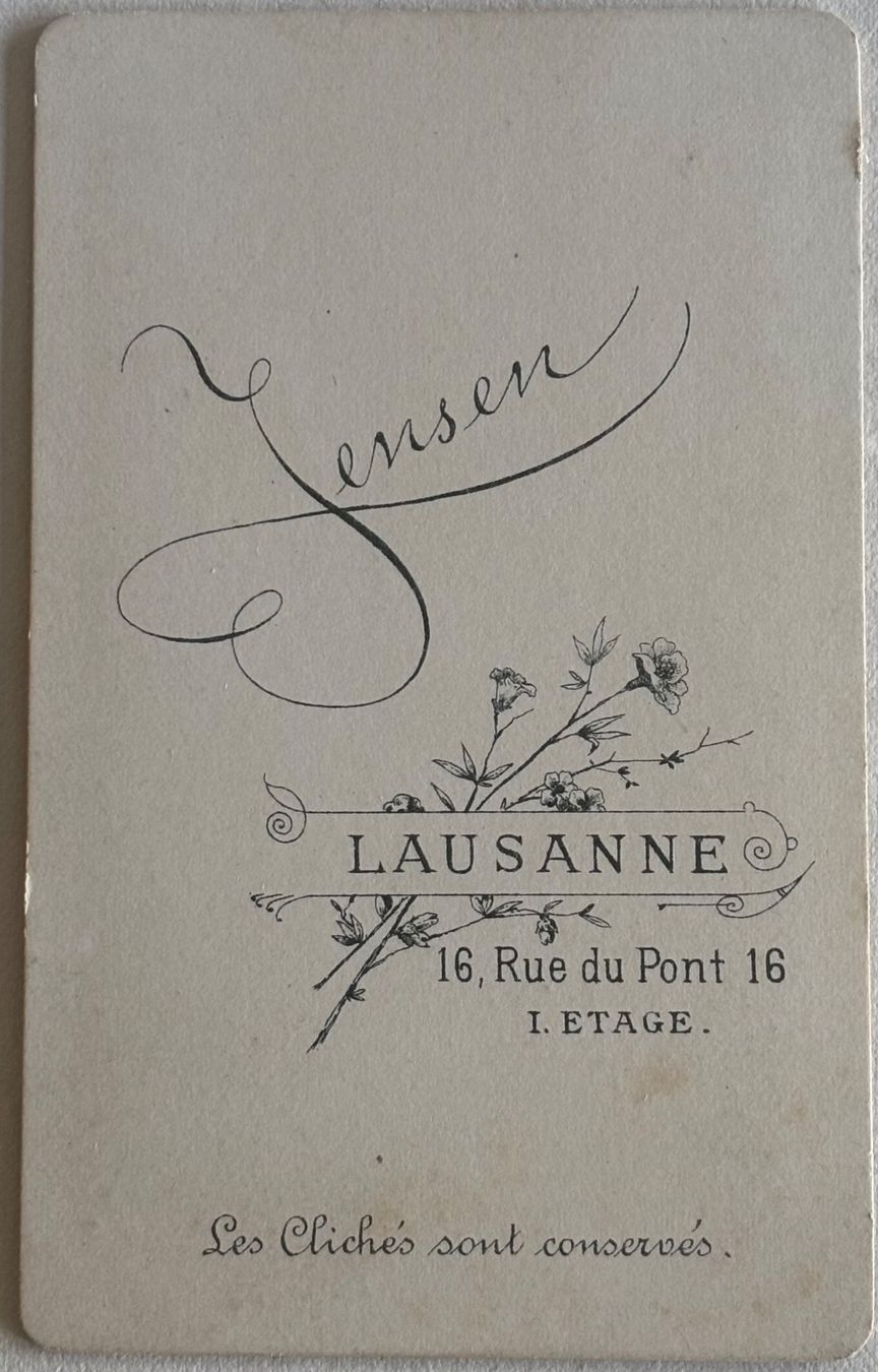 Ansichtskarten: CDV Jensen, Lausanne - Kind – Gebraucht aus Frauenfeld von Merk52 1