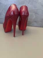 Christian Louboutin Heels Red Patent Leather Size 39 used