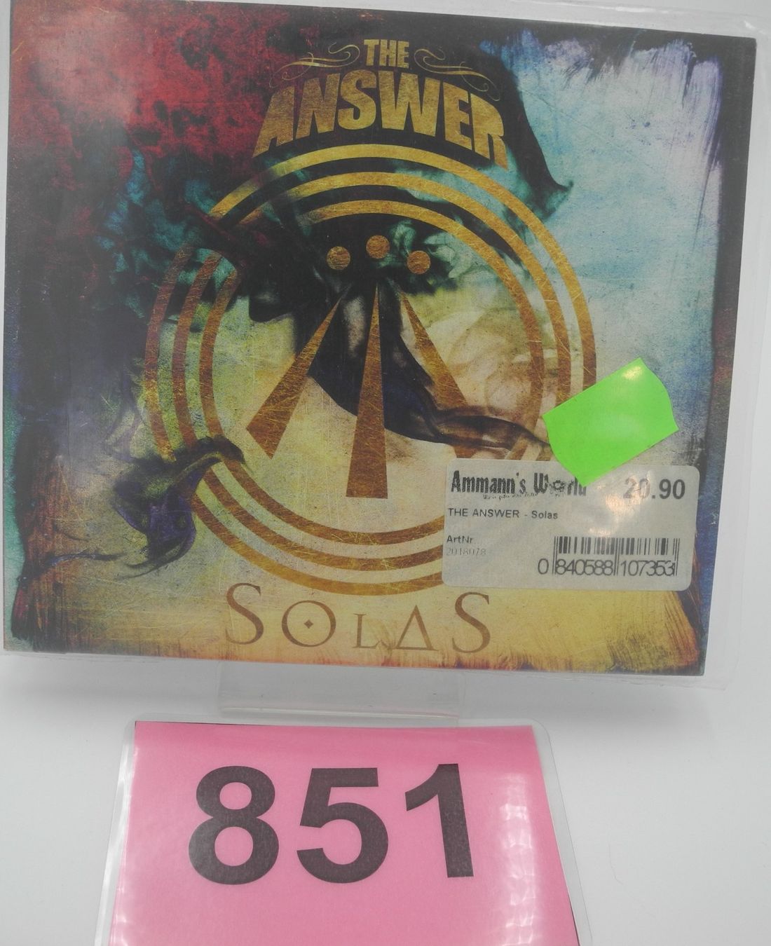 CD: CD The Answer "Solas", Nr. 851 – Nuovo (secondo la descrizione) da Kottwil venduto da Crazyrolf