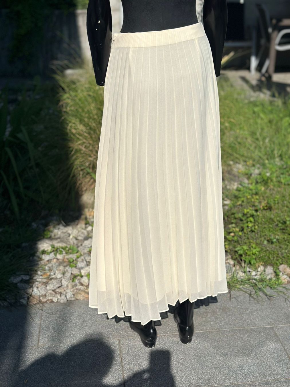 Zara Röcke: Schicker Plissee Rock, beige, Sommer, luftig Gr. 38 – Neu (gemäss Beschreibung) aus Zufikon von Modestil365 4