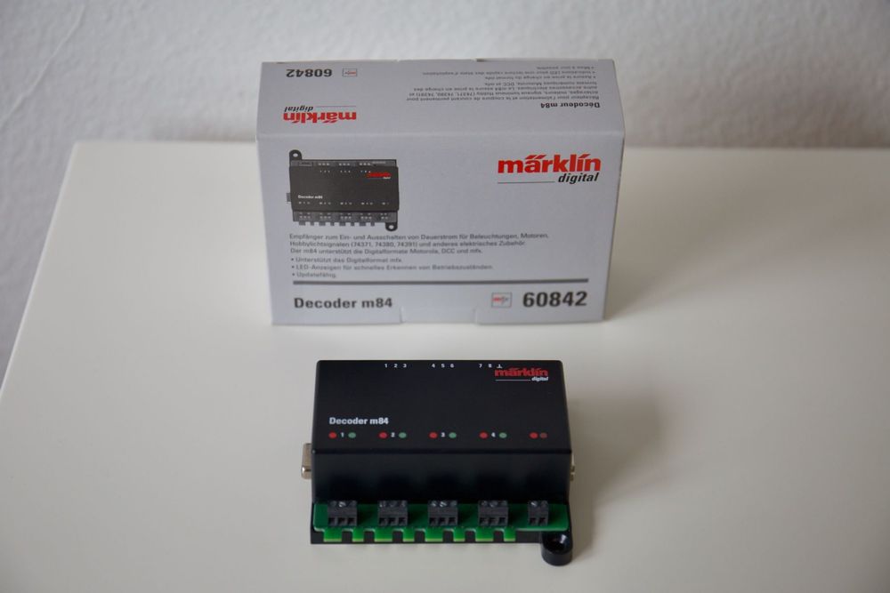 Modellbau unterstützt Motorola Märklin 60842 DCC und mfx neu OVP Decoder m84 Mod