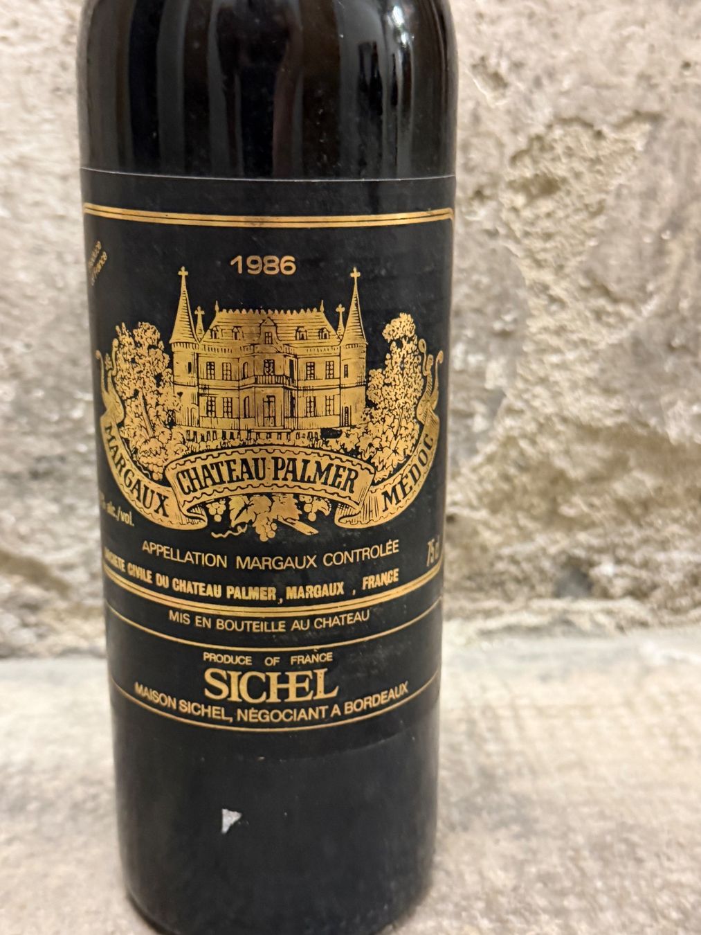 Vino: Château Palmer 1986 Margaux – Nuovo (secondo la descrizione) da La Tour-de-Peilz venduto da avediscipule 1