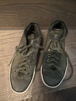 Santoni Winter Sneakers with Fur, Green, Size 36