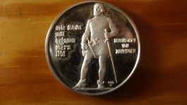 médaille commémorative Berne 1191-1972 argent rare!