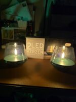 Tchibo 2er LED Outdoor Kerzen mit Timerfunktion NEU