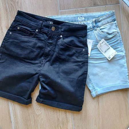 Shorts Mädchen 2 Paar, Grösse 158 /  34