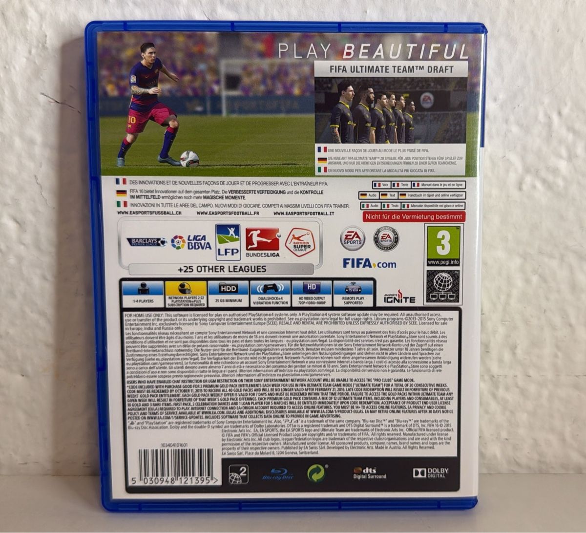 Sony Giochi: FIFA 16 Deluxe Edition - PS4/PS5 Game – Usato da Ehrendingen venduto da bubulence 1