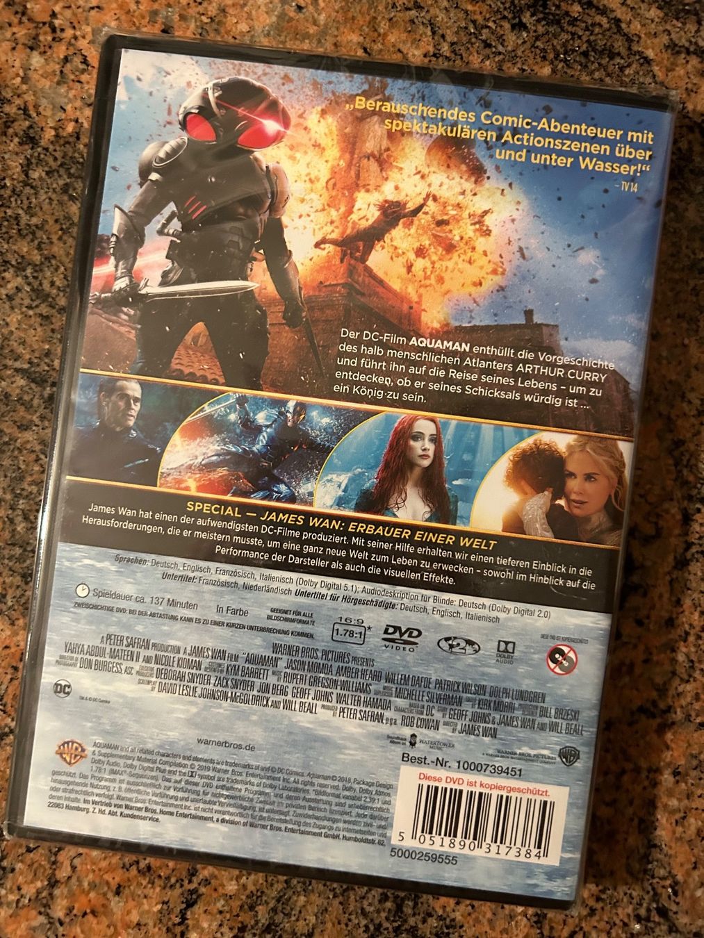 Tutti i DVDs: Aquaman DVD – Nuovo e nell'imballaggio originale da Bern venduto da iva_zwk6 1