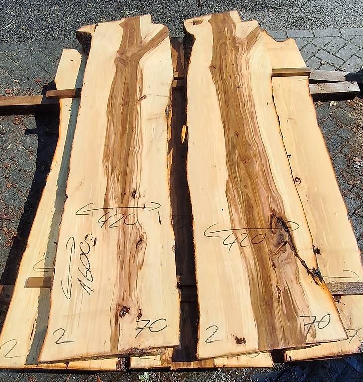 Articoli in legno: Apfelholzbretter 70mm, 5 Stück, Nr. 2 – Usato da Waldkirch venduto da bauprofi87