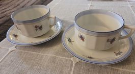 2 tasses en porcelaine annee 50/60