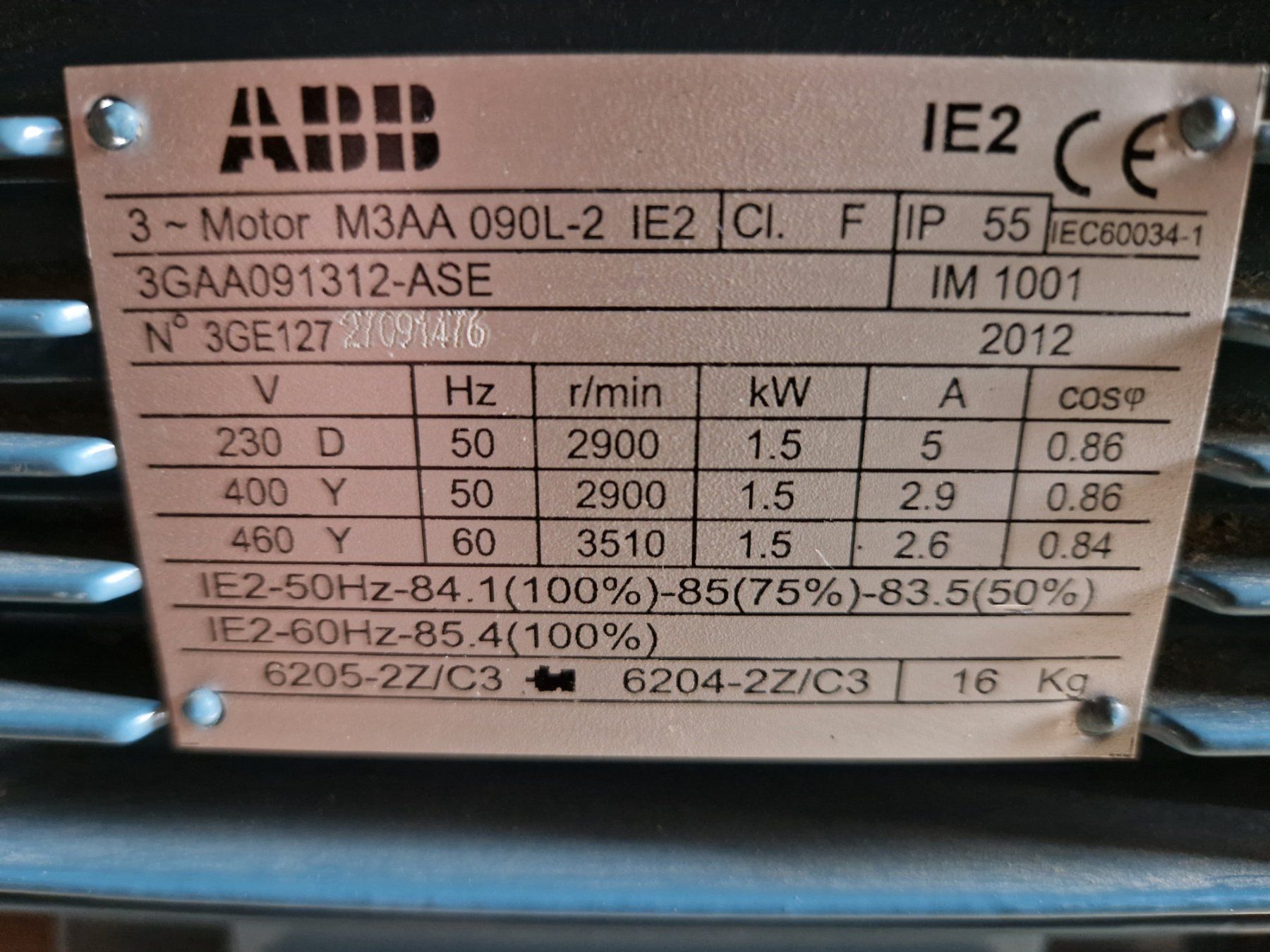 ABB Motoren: Moteur électrique – Gebraucht aus Lamboing von cfh_lk55 4
