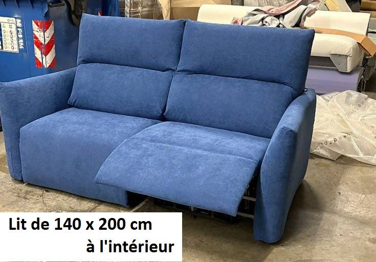 Divani: Canapé relax électrique et canapè lit ensemble – Nuovo e nell'imballaggio originale da Lausanne venduto da casa56