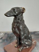 Art-Deco-Windhund aus Zinkguss, 1920er-1930er Jahren