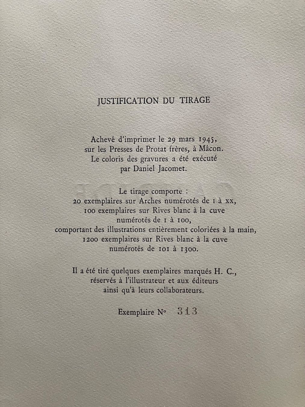 Bücher: Voltaire Candide - numéroté et coloré à la main 1945 – Gebraucht aus Menziken von timbuktu1001 3