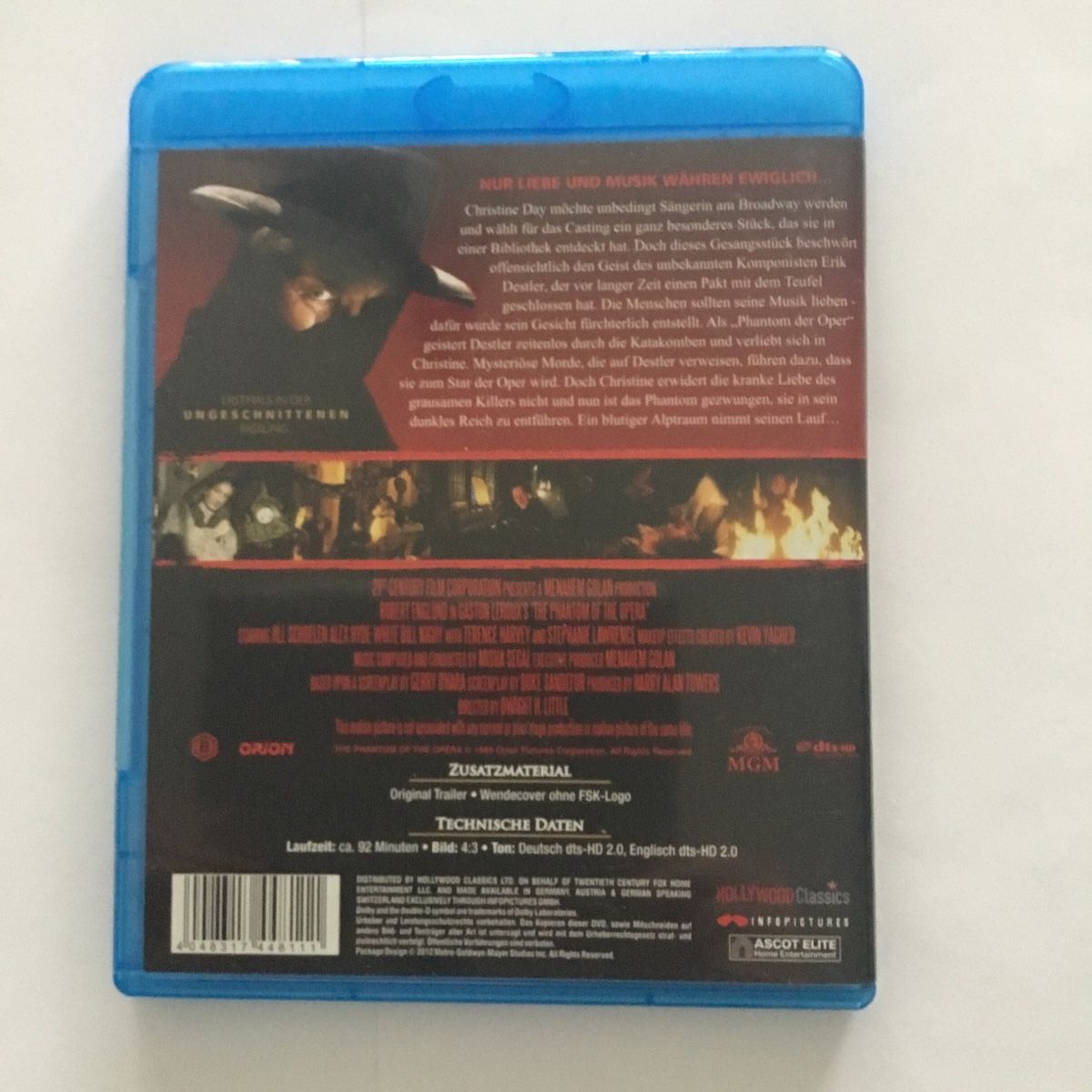 Tutti i DVDs: Phantom of the Opera Blu Ray – Nuovo (secondo la descrizione) da Blauen venduto da berlingo65 1