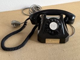 Schönes altes Telefon Tischtelefon schwarz Vintage 