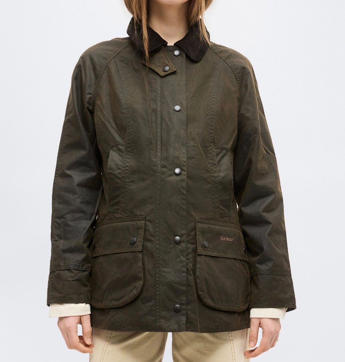 Barbour Giacche: Barbour Beadnell Classic Kurzmantel olive – Nuovo (secondo la descrizione) da Kreuzlingen venduto da fab_9x8z