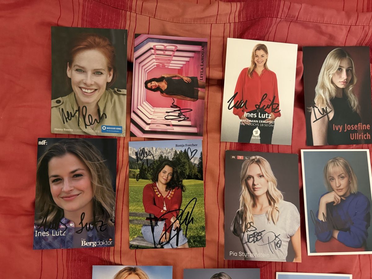 Autografi: Diverse signierte Autogrammkarten Film – Usato da Rüschlikon venduto da Andi_2000 1
