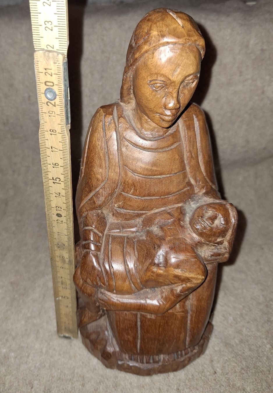 Sculture & Statue: Heiligen Statue, Holz 23,5cm – Usato da Vilters venduto da Fleiflomi 3