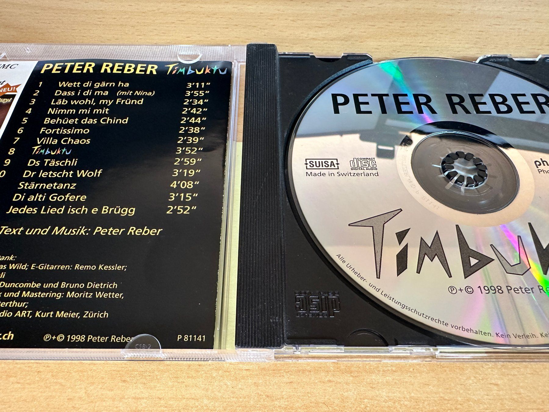 CD: Peter Reber – Timbuktu – Usato da Rikon im Tösstal venduto da Alpenmutz 2