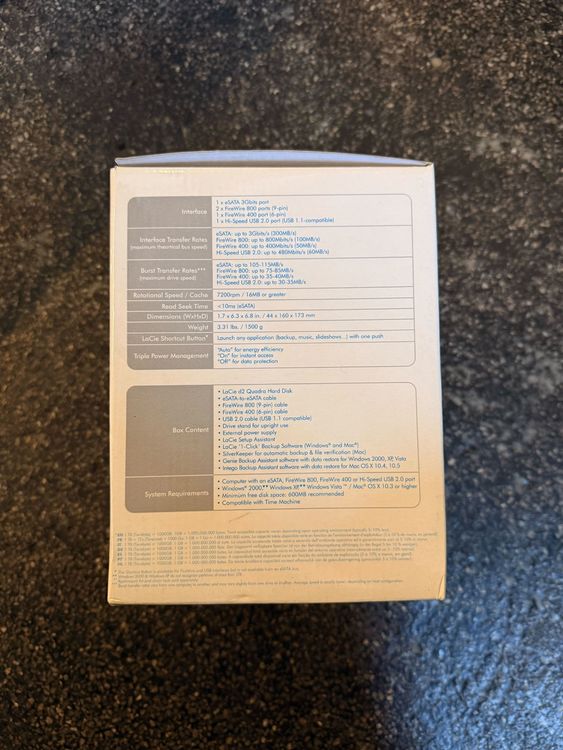 Lacie Dischi rigidi: LaCie d2 quadra 2TB – Usato da Zürich venduto da elhopper 1